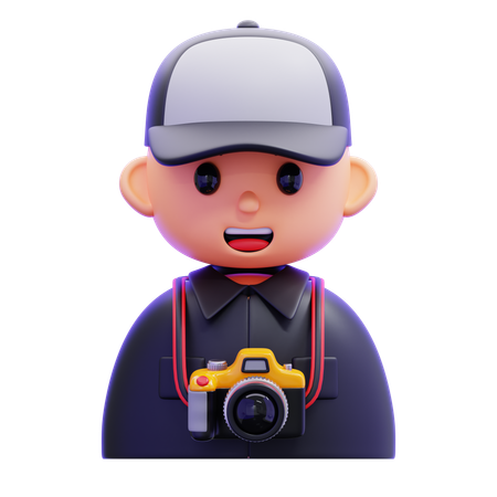 Fotograf  3D Icon