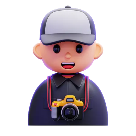 Fotograf  3D Icon