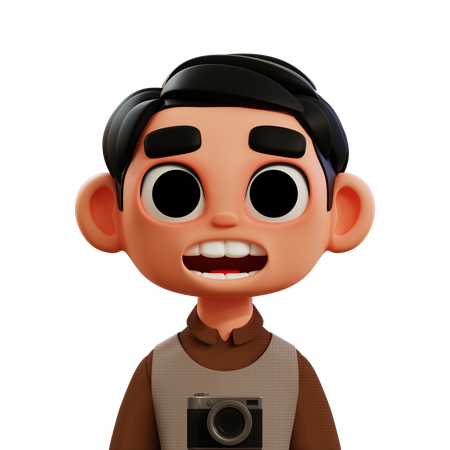 Fotograf  3D Icon