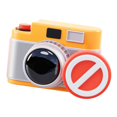 Fotografar é proibido  3D Icon