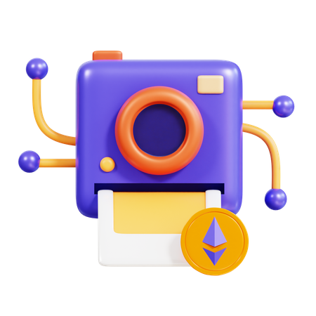Fotografia nft  3D Icon
