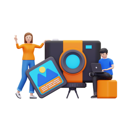 Fotografie-Community  3D Icon