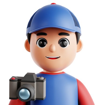 Fotógrafo  3D Icon