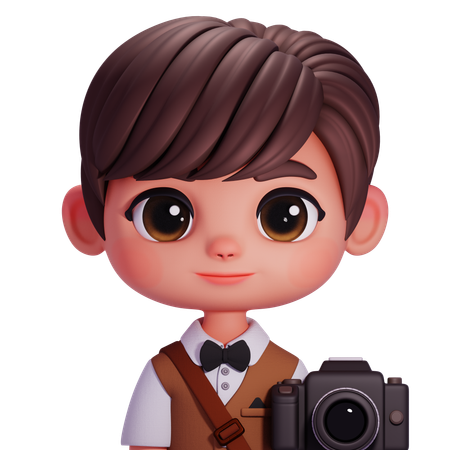 Fotógrafo  3D Icon