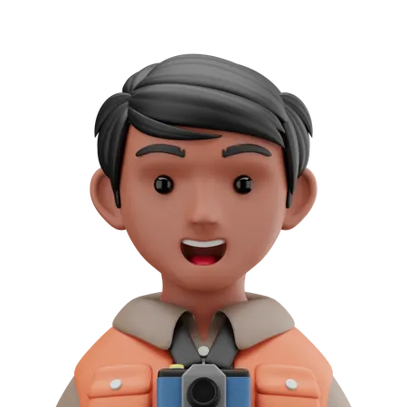 Fotógrafo  3D Icon