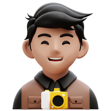 Fotógrafo  3D Icon