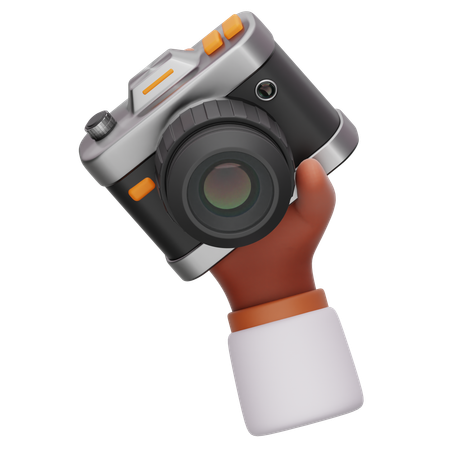 Fotógrafo de gestos de mano  3D Icon
