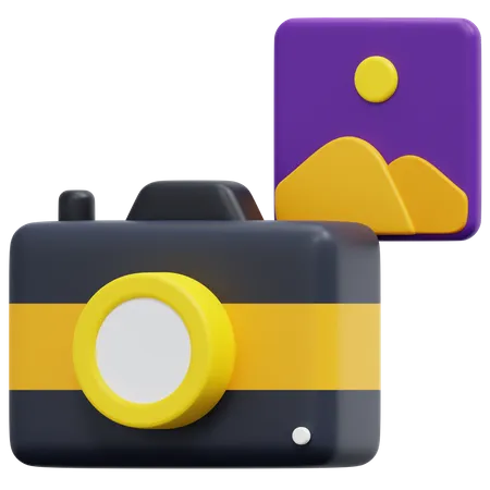 Fotoapparat  3D Icon