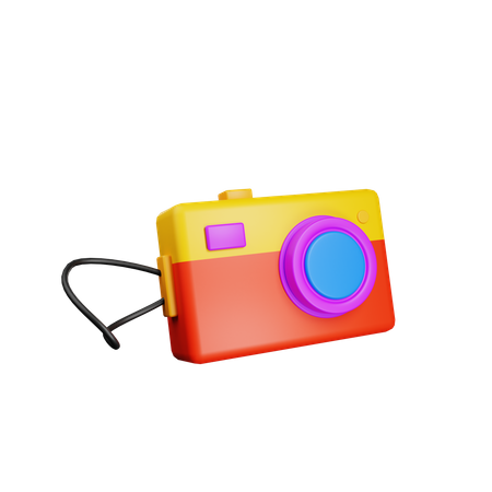 Fotoapparat  3D Icon