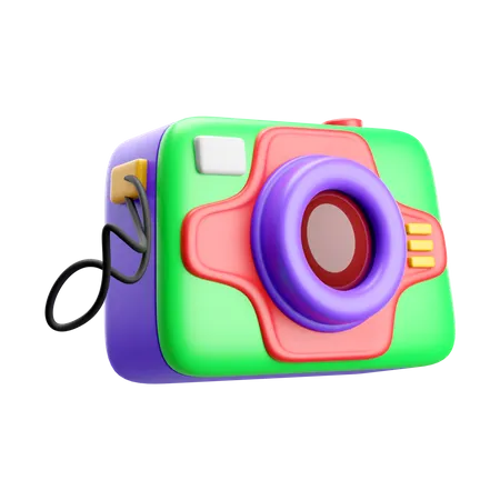 Fotoapparat  3D Icon