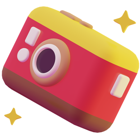 Fotoapparat  3D Icon