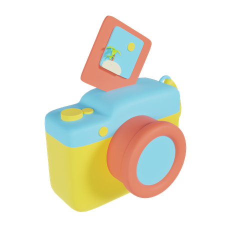 Fotoapparat  3D Icon