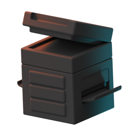 Fotokopierer  3D Icon