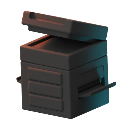 Fotokopierer  3D Icon