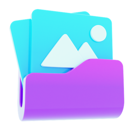 Fotomappe  3D Icon