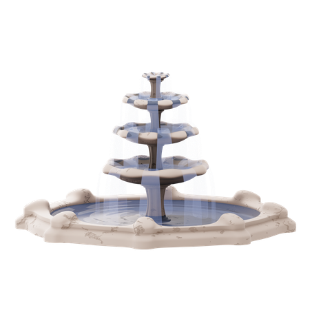 Fountain  3D Icon