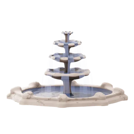 Fountain  3D Icon