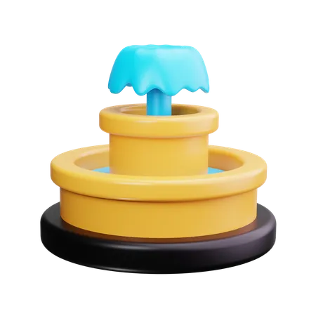 Fountain  3D Icon