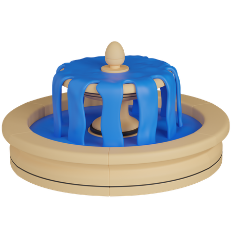 Fountain  3D Icon