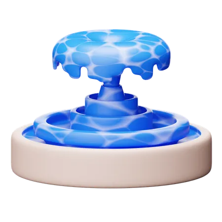 Fountain  3D Icon