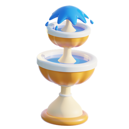 Fountain  3D Icon