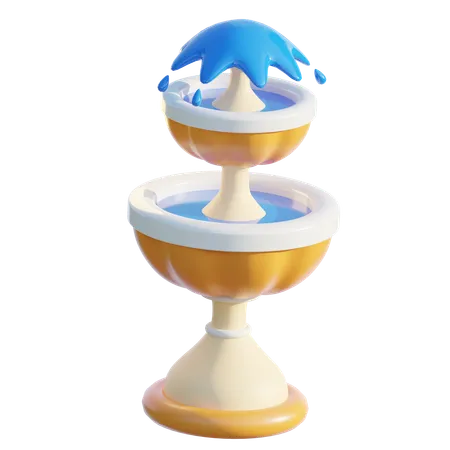 Fountain  3D Icon