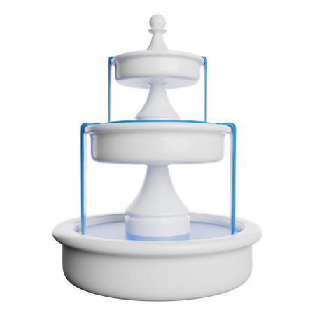 Fountain  3D Icon