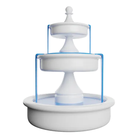 Fountain  3D Icon