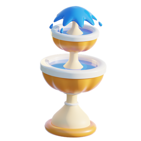 Fountain  3D Icon
