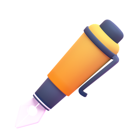 Fountain Pen  3D Icon