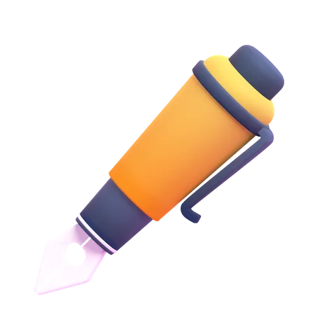 Fountain Pen  3D Icon