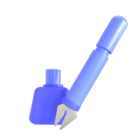 Fountain Pen  3D Icon
