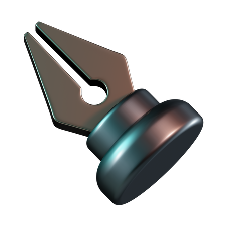 Fountain Pen Nib  3D Icon