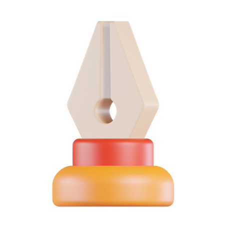 Fountain Pen Nib  3D Icon
