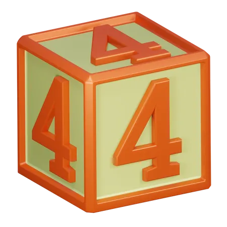 Four  3D Icon