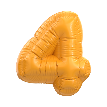 Four  3D Icon