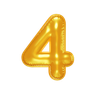3d digit four logo