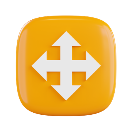 Four Arrow  3D Icon