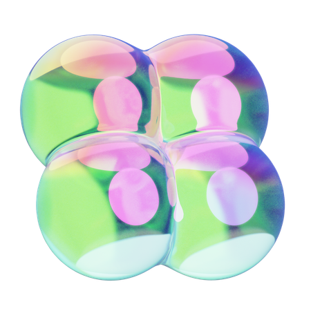 Four Ball Chrome  3D Icon