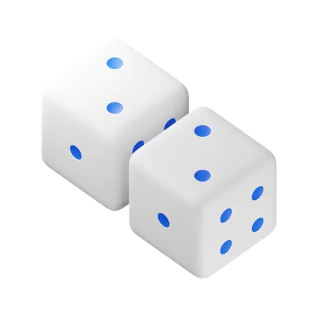 Four Dice  3D Icon