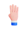 Four Finger Hand Gesture