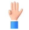 Four Fingers Hand Gesture