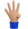 Four hand gesture