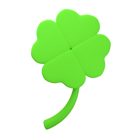 Four Leaf Clover  3D Icon