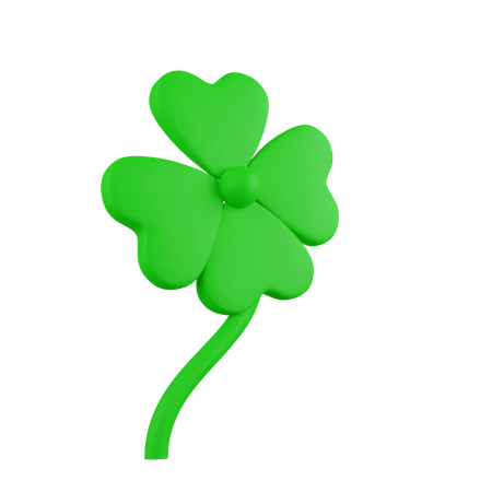 Patrick Day Shamrock 3 D Contains PNG BLEND GLTF And OBJ Files 3D Icon