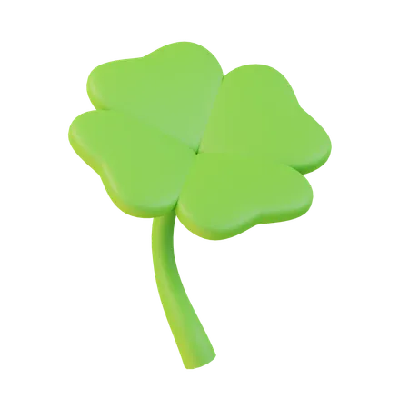Four Leaves Clover  3D Icon