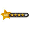 Four Of Five Star Rating