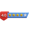 Four Of Five Star Rating