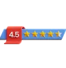 Four Point Five Star Rating