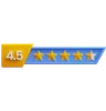 Four Point Five Star Rating